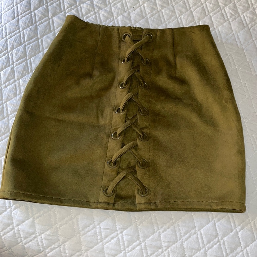 Olive Green Skirt